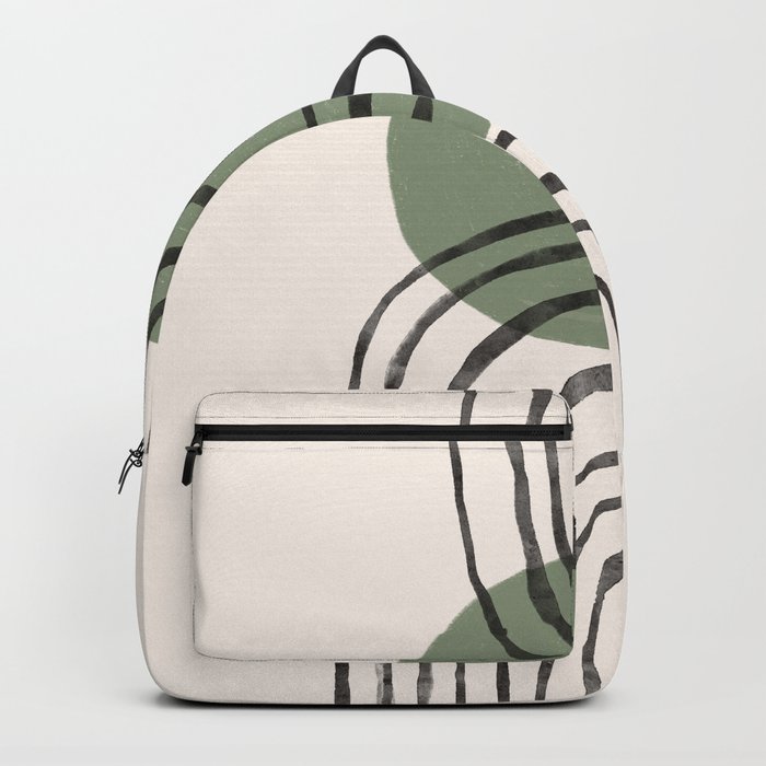 Midcentury Modern Composition of Arches + Sage Sun Backpack