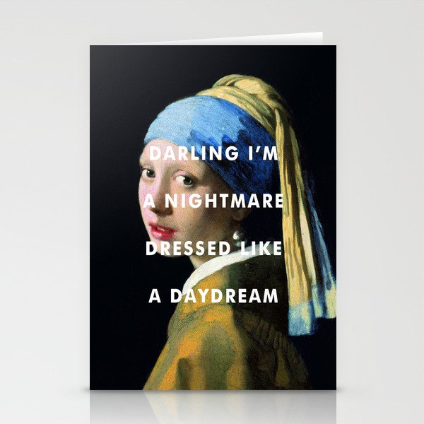 Darling I'm a Nightmare Stationery Cards