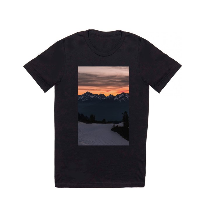 Rising Sun in the Cascades - nature photography T Shirt