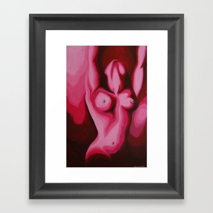 Vivacious (Pink) Framed Art Print