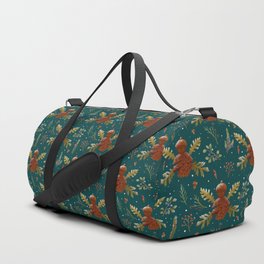 Forest Fairy Pattern (Green) Duffle Bag