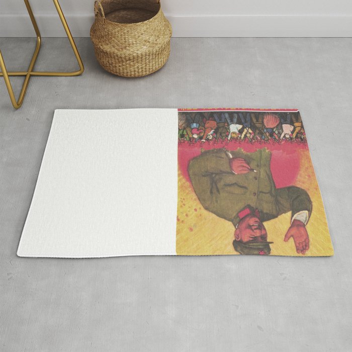 Vintage poster - Mao Zedong Rug