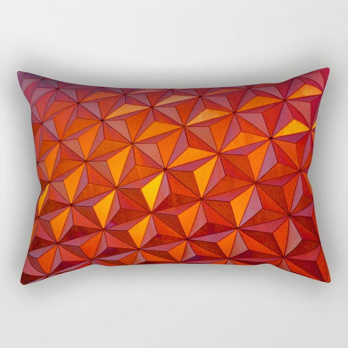 Geometric Epcot Rectangular Pillow