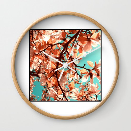 magnolia Wall Clock