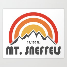 Mt. Sneffels Colorado Art Print