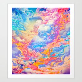 Cloud Tsunami Art Print