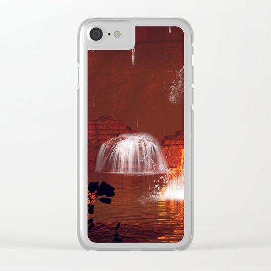 Waterfalls Clear iPhone Case