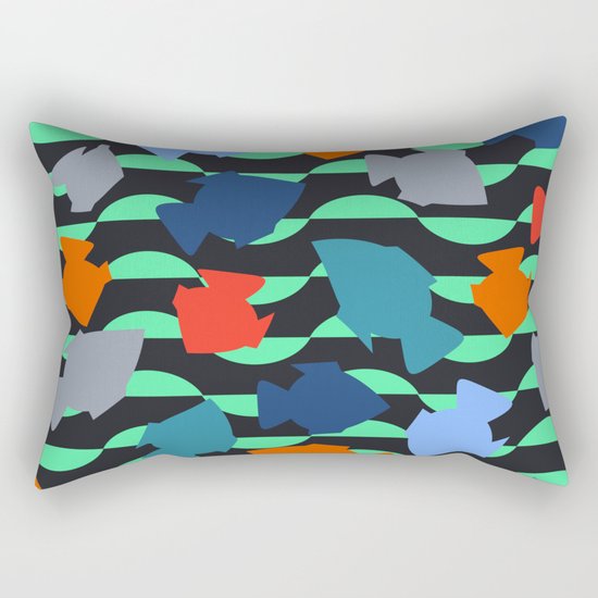 Colorful fish Rectangular Pillow