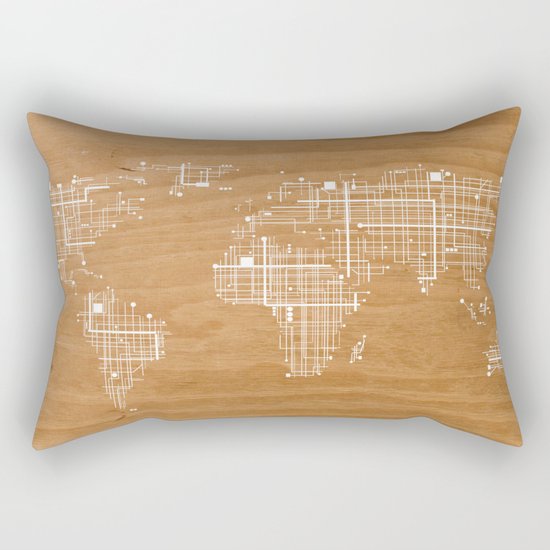 DIGITAL RECONNECTION Rectangular Pillow