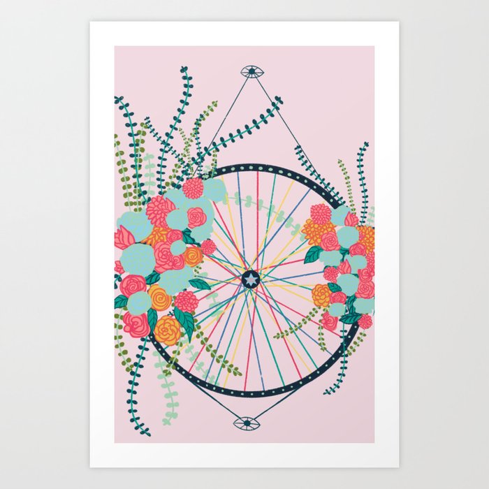 Wheel of Fortune Art Print by Abbey Rosete Society6