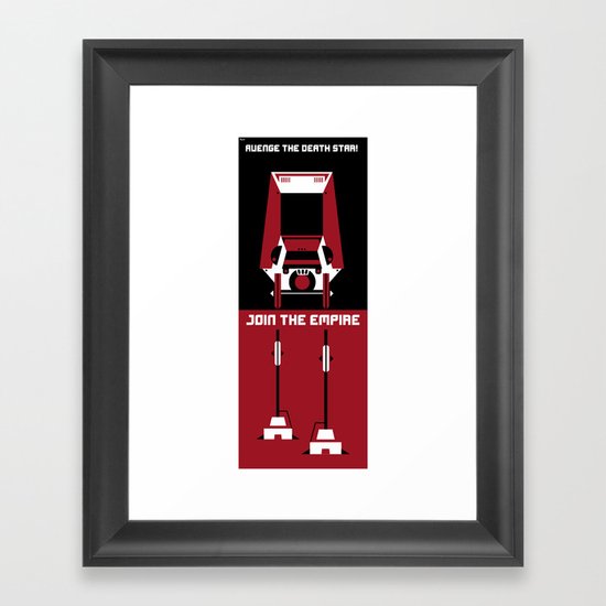 Avenge the Death Star Framed Art Print