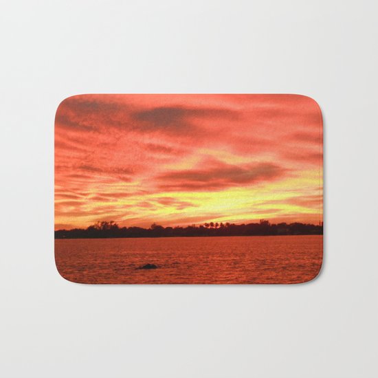 Florida Sunset Horizon Bath Mat