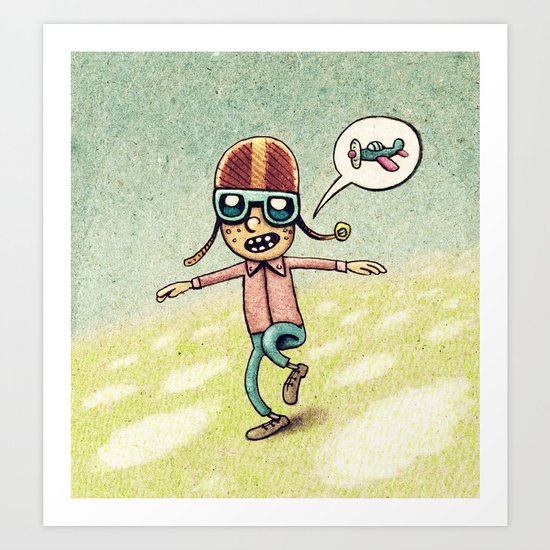 Pilot Art Print