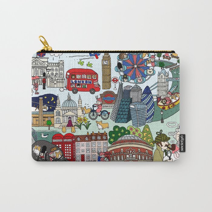The Queen's London Day Out Carry-All Pouch