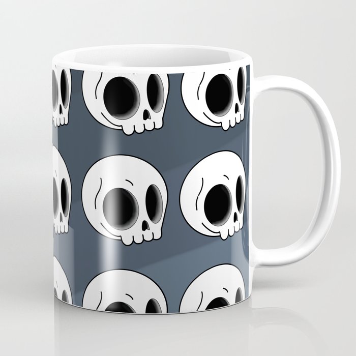 skull and gray Coffee Mug