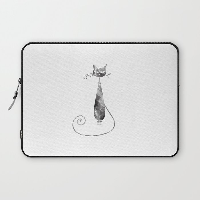 Serious Cat Laptop Sleeve