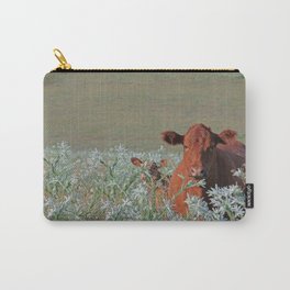 Cow Hide Carry-All Pouch