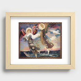 “Saint Bride” Angel Art by John Duncan Recessed Framed Print
