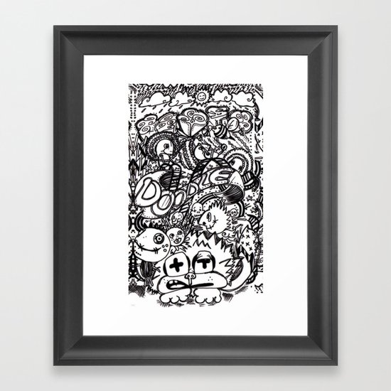 Doodles Framed Art Print
