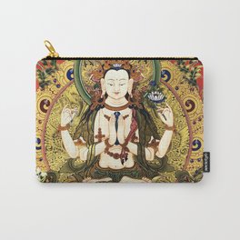 Chenrezig Bodhisattva Tibetan Buddha Carry-All Pouch