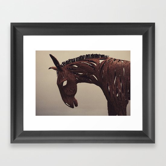 dead horse Framed Art Print