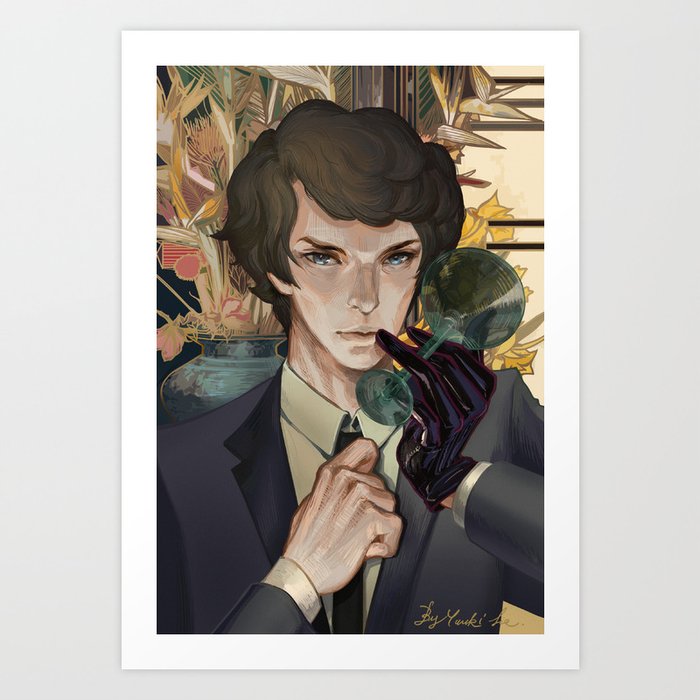 Sherlock Holmes X Patrick Melrose Benedict Cumberbatch Art Print
