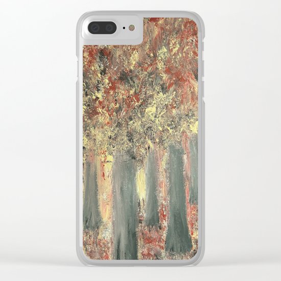 Forest Feeling Clear iPhone Case
