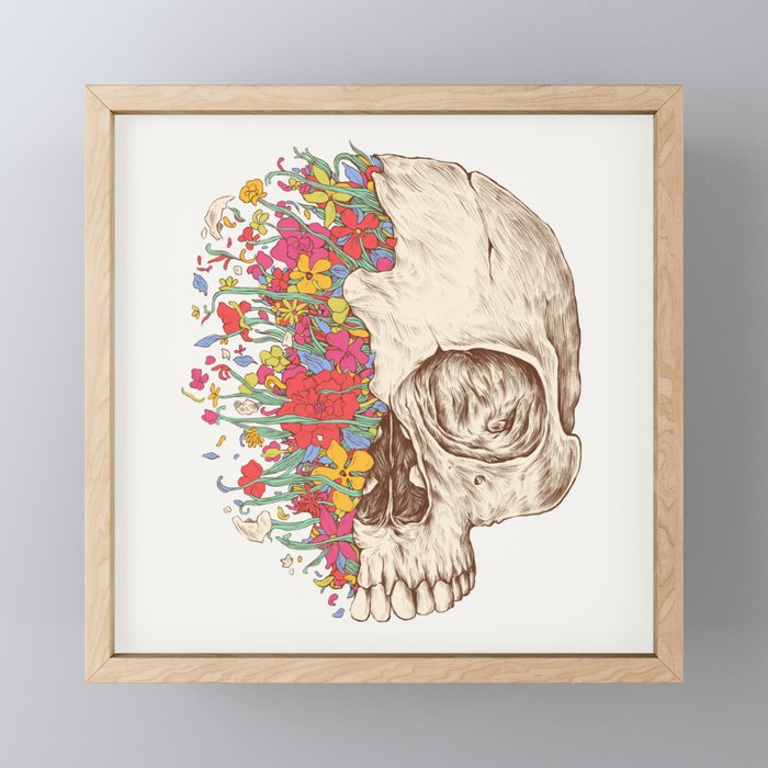 Beauty in Death Framed Mini Art Print