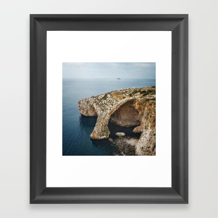 Blue Grotto, Malta Framed Art Print