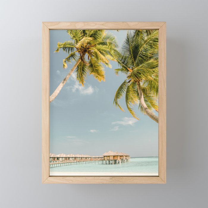 Tropical Palms Framed Mini Art Print