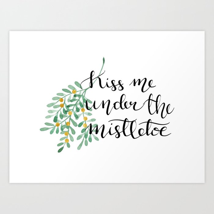 mistletoe kiss me