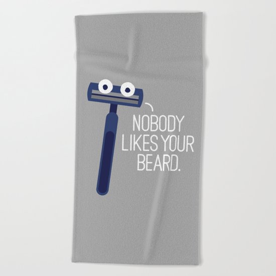 Let's Face It Beach Towel