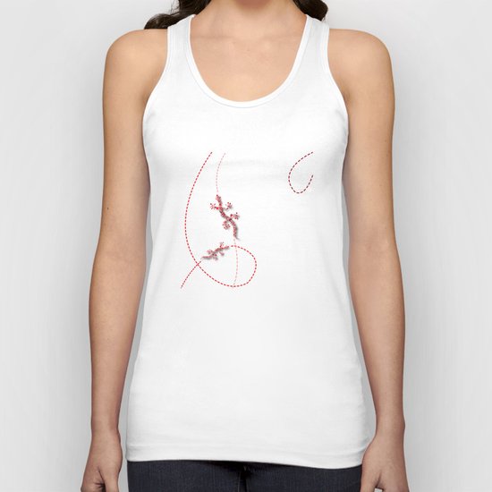 Running Lizard Unisex Tank Top
