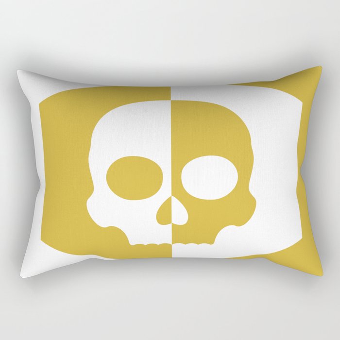 Honey Skulls Duality V1 Rectangular Pillow