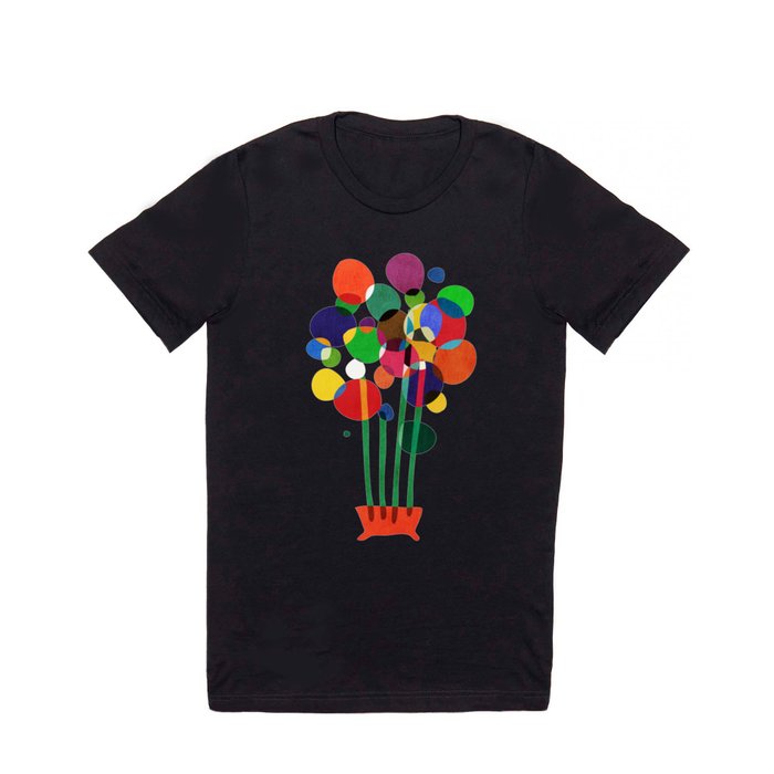 Happy flowers in the vase T Shirt