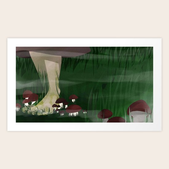 Raining Art Print