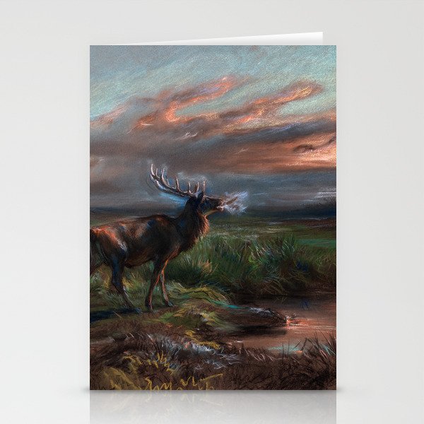 The Call of the Stag, 1890 by Rosa Bonheur Stationery Cards