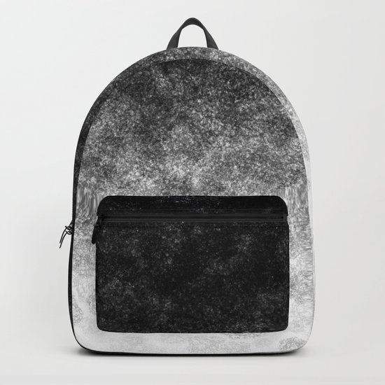 Disappearing Fog - Black and White Gradient Backpack