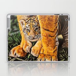 baby tiger cub Laptop & iPad Skin