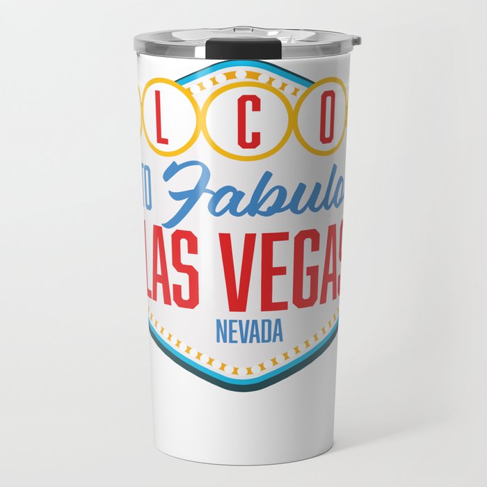 Welcome to Las Vegas Nevada logo. Travel Mug