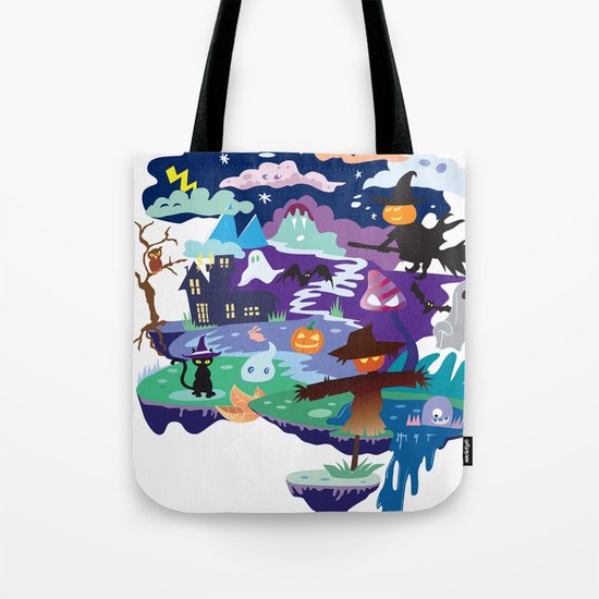 Halloween Abstract Tote Bag