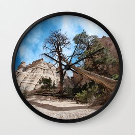 wilderness Wall Clock | Newmexico, Photo, Outdoors, Travel, Digital, Color, Landscape, Mountains 