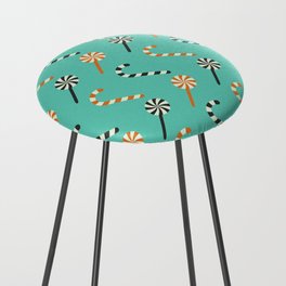 Halloween Candy Pattern Counter Stool