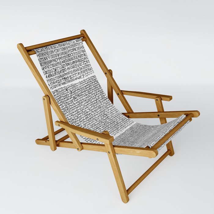The Rosetta Stone Sling Chair