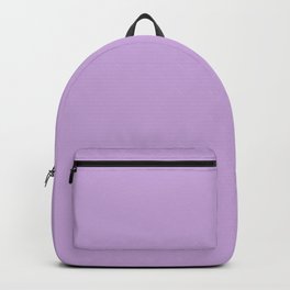 PASTEL VIOLET SOLID COLOR. Plain Lavender Backpack