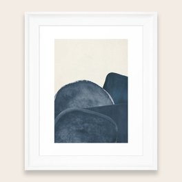 Blue Landscape Framed Art Print