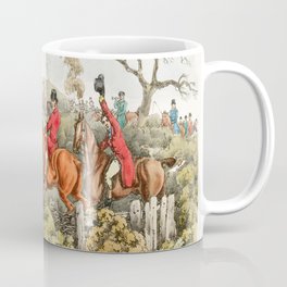 Illustration of fox hunting from Sporting Sketches (1817-1818) by Henry Alken Coffee Mug