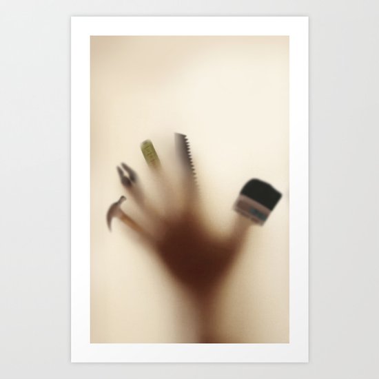Handy hand Art Print