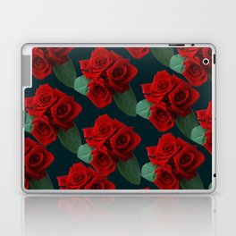 red flowers pattern Laptop Skin