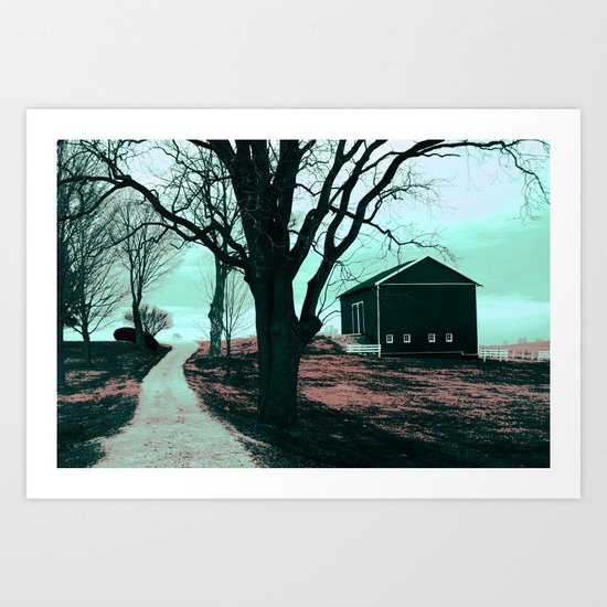 :: Road to Somewhere :: Art Print